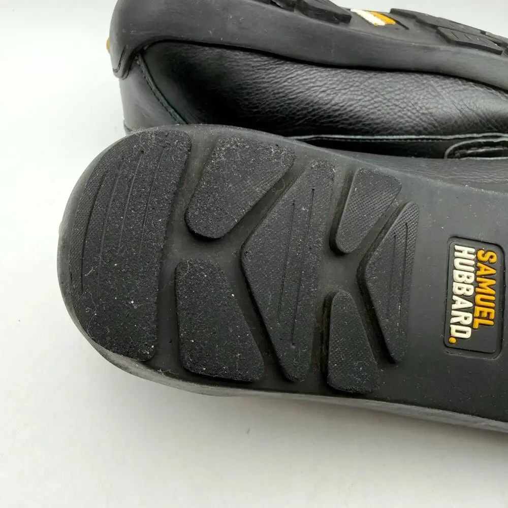 Samuel Hubbard Mens Free Spirit Loafers LEFT 12 Wide RIGHT 12 M Black Leather